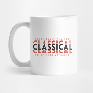 Classically Trained Classical Dark Orange Mug